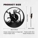 Basketball Sports Wall Clock,12 Inch Vinyl Record Clocks Home Art Decor Night Lamp 7-Color Luminous LED Wall Clock,Gifts to Sports Lovers/Basketball Fans/Men/boy.