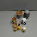 Bgraamiens Nesting Dolls Russian Matryoshka Wood Stacking Dolls for Kids Handmade Toys (Animals)