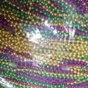 Fun Express Mardi Gras Beads Bulk 1000 Pack - Premium Purple Gold Green Bead Necklaces for Carnival Decorations, Parade Throws & Party Favors | Professional Grade Plastic Beaded Necklaces for Adults, Small