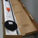 EDISHINE Helix LED Floor Lamp, 56" Tall Corner Lamps 2700K-6000K Dimmable, Remote Control & Foot Switch, Modern Minimalist Pole Lights for Bedroom, Living Room, Office, Black