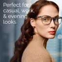 CCVOO Reading Glasses for Women/Men, Eyeglasses, Blue Light Readers for Women/Men, Computer Eye Glasses, Cheaters 2.0