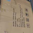 Backpack Beach Chair for Adults, Folding Beach Chair with 4 Positions, Heavy Duty Chair with Large Cooler Pouch Support to 350LBS (Stripes_Blue&Cyan&Yellow)