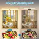 LED Picture Lights for Paintings Plug in, Adjustable Art Light Gallery Wall Light for Display Art Work, 16inch 6W 3000K Warm White, Gold Finish CRI80+
