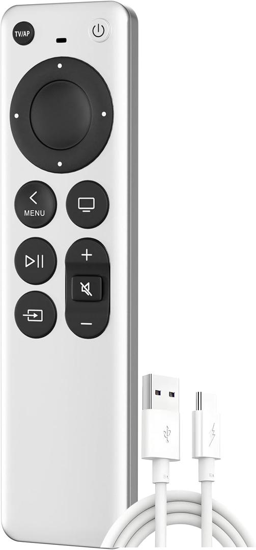 2 x Replacement Remote Control for All Apple TV Remote - 1 Year Warranty