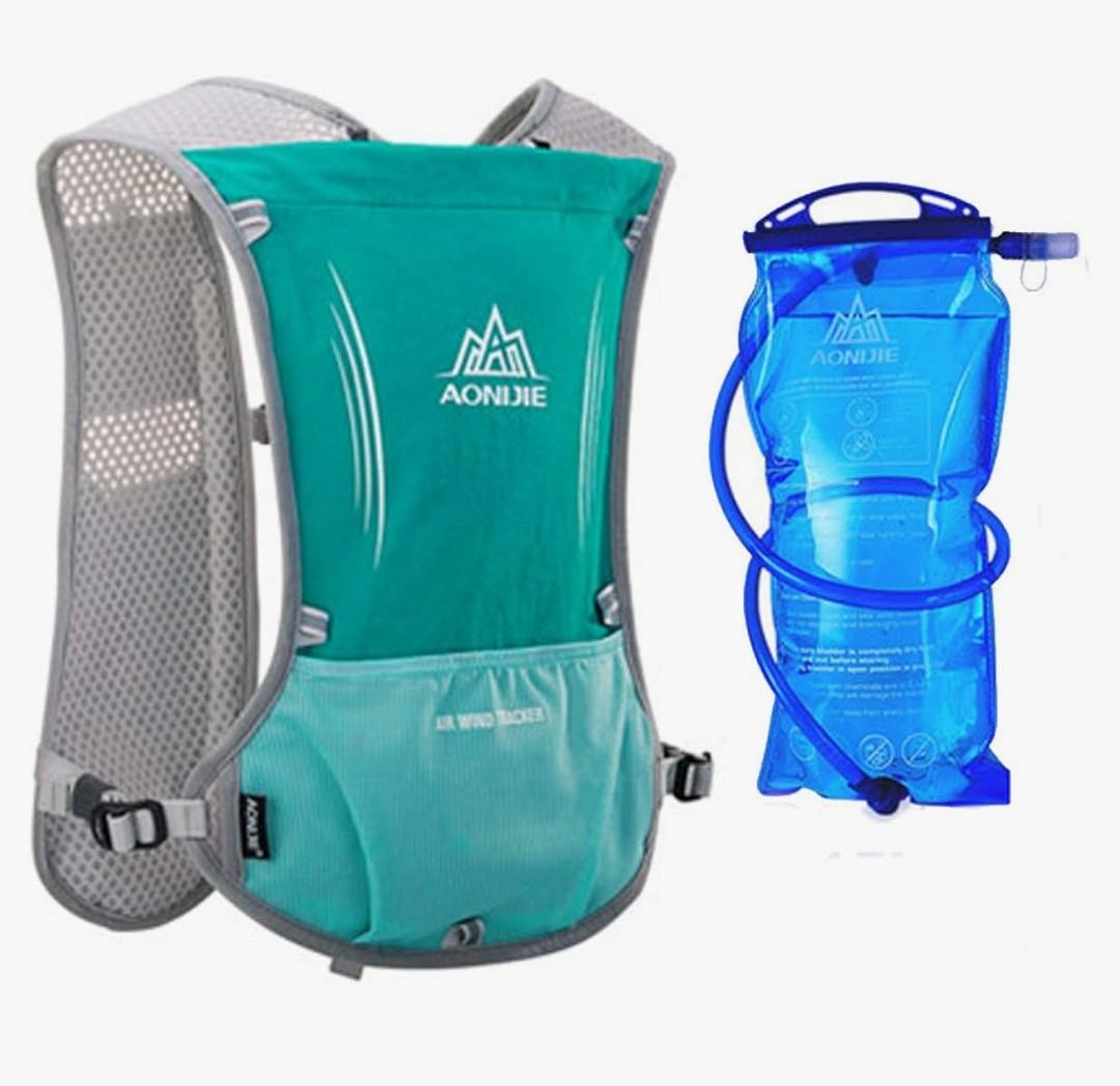Lovtour Premium Running Race Hydration Vest Pack for Marathon, Cycling, Hiking with Soft Water Bottle As Gift