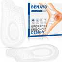 2Pairs Plantar Fasciitis Heel Cups Inserts,Heel Cushions for Plantar Fasciitis,Heel Pain,Shock Absorption Orthotic Inserts for Relieves Foot Pressure.