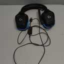 Logitech G432 Wired Gaming Headset, 7.1 Surround Sound, DTS Headphone:X 2.0, Flip-to-Mute Mic, PC (Leatherette) Black/Blue