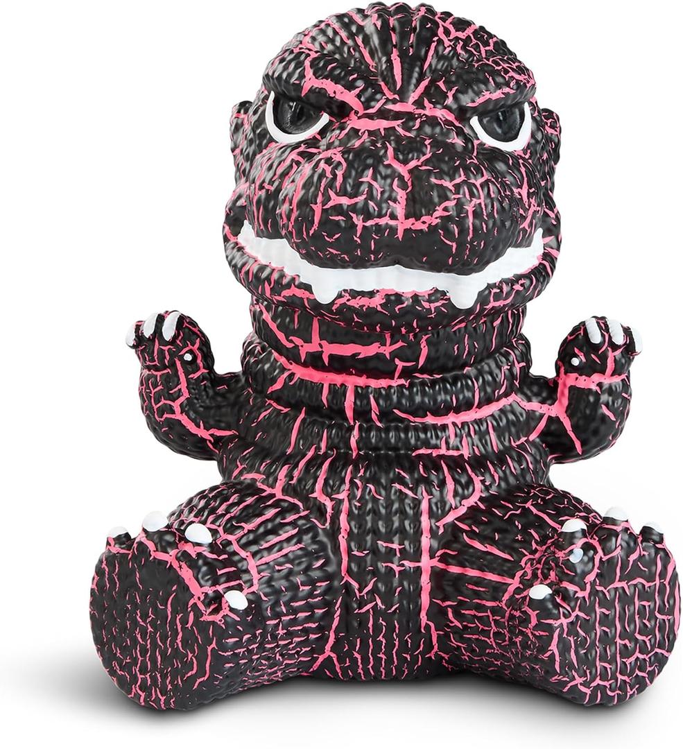 Handmade by Robots - Godzilla #379 (Pink & Black Crackle)