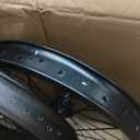20" x 1.85" Heavy Duty Bike Rim Wheel Set, 12 Gauge 48 Spokes Wheelset, Double Wall Aluminum Alloy Bicycle Wheels Rims (Front & Rear) Disc Brake