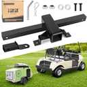 10L0L Golf Cart Bumper Trailer Hitch Suitable for Club Car DS Models,Trailer Hitch Fit for Golf Cart Backseat Footrest