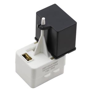 Upgraded WR09X10107 Refrigerator Relay Start and WR55X24064 CKDX24064X Overload Run Capacitor Kit Replacement for GE Americana Hotpoint Fridge Compressor Parts