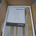 VASAGLE Blanket Ladder Decorative Farmhouse for The Living Room, 5-Tier Ladder Shelf, Ladder Rack for Storage and Decor, Honey Brown ULLS018K41 (3"D x 17.2"W x 63"H)