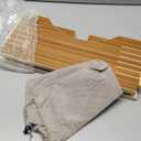 Squatty Potty Oslo Teak Folding Toilet Stool  Compact, Stylish, and Space-Saving Design for Better Bathroom Posture, Durable Teak, No Assembly Required (7 Inches)