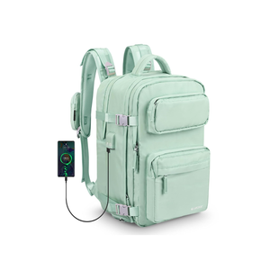 LIVACASA Waterproof Travel Backpack for Women, 40L Airline Approved Carry on Laptop Backpack with Compartment and USB Port