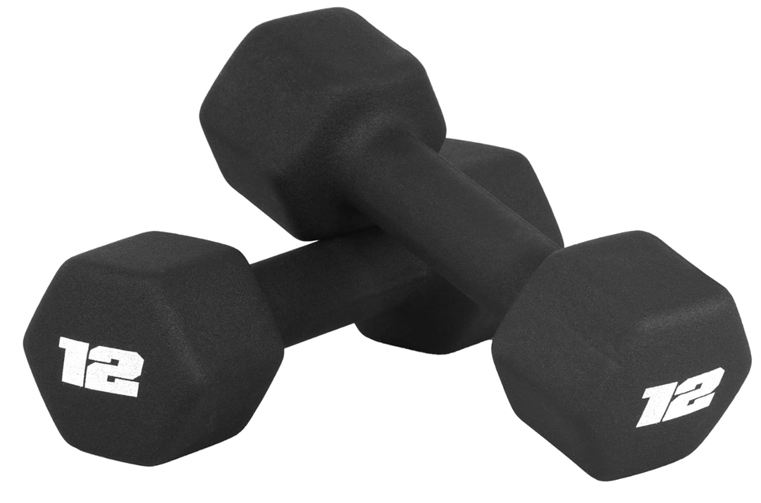 Hexagon Dumbell Weights, 8lb, 10lb, 12lb, 15lb