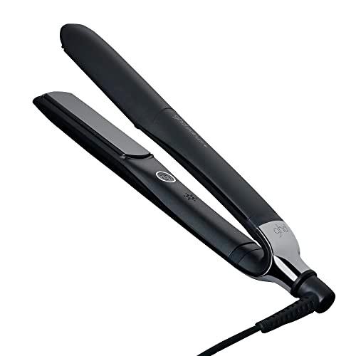 ghd Platinum+ Styler - 1” Smart Flat Iron Hair Straightener - Professional Ceramic Styling Tool with Predictive Heat Control and Automatic Shut-Off - More Shine and More Color Protection - Black