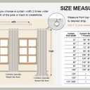 72" x 96" Solid Thicken Thermal Insulated 90% Blackout Curtain Panels for Living Room, Grommet top Light Blocking Draperies for Guest Room, Beige 72" W x 96" L (One Panel)