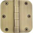 Nostalgic Warehouse Ball-Tip Residential Door Hinge with Radius Corner