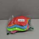 SHILA Bowl Snuggies, Multicolor Set of 5 Microwave-Safe Hot Bowl Holders to Keep Your Hands Cool and Your Food Warm, Polyester & Sponge Heat Resistant Dish Pads for Soup, Rice and Pasta