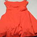 Kaximil Women's Sexy Ruffle Mini Dress Spaghetti Strap Ruched Corset Party Club Short Dresses (Medium, Red)