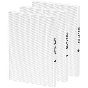116130 True HEPA Replacement Filter H Compatible with Winix 5500-2 Air Cleaner Purifier and Models AM80, 3 Pack HEPA Filter only