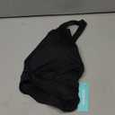 Aqua Eve Women Bikini Top Only Push Up Swimsuit Top Padded Bathing Suit Top for Large Bust (Medium, Black)