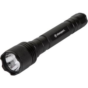 Stansport Heavy-Duty Tactical Flashlight W/Batteries - Cree T6 Bulb - 500 Lm, Black, One Size, 102-500