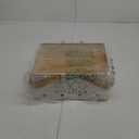 Potato Storage for Pantry, Metal Potato Storage Box with Bamboo Lid and Handle, Potato Bin Onion Storage with Aerating Holes, Kitchen Counter Organizer Container for Potato Onion Garlic-White