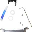 Flecto 021071ECS01 Intake Manifold Lever Arm Fix Kit, P2015 Repair Bracket for VW & Audi 2.0T TSI, Intake Manifold Runner Flap Fix, Compatible with Jetta, GTI, Passat, Tiguan, A3, A4 (Black)