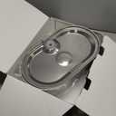 3.4Gal Dog Water Fountain for Large Dogs, 13L Stainless Steel Large Pet Fountain with Deeper & Wider Drinking Area, Automatic Dog Water Bowl Dispenser with Water Window