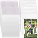 50 Sets Magazine Bags and Backing Boards Including Clear Resealable Magazine Protectors for Collectors and Boards Sleeves Protective Display Suit for Protection