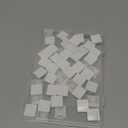60PCS Cable Clips, KGROTE Extension Cord Clips Outdoor Light Wire Clips Adhesive Cable Hooks Wire Organizer Holder for Desk, Wall Cable Management, Christmas Lights, Decorations Hanging - Large, Clear