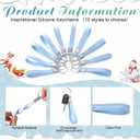 Tondiamo Thank You Keychain Gifts Bulk Christmas Inspirational Employee Appreciation Gift for Coworkers Staffs Team Teacher