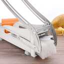 Maxmartt French Fry Cutter, Stainless Steel Potato Cutter, Potato Slicer with 8/8 Cutting Blade,Stainless Steel French Fry Press Perfect for use with Air Fryer