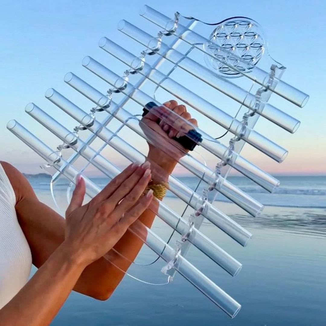 Crystal Soul Crystal Harp Sound Healing Instrument 432Hz 8 Notes C5-C6