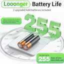 Ovutek Bathroom Scale for Body Weight, Highly Accurate Digital Weighing Machine for People, Upgraded Batteries Included, Compact Size, LED Display, Physician Scale with Sturdy Tempered Glass, 400lb (White)