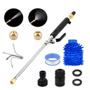 Jethose - Jet Hose Water Pressure - 2-In-1 Pressure Washer Kit, Power Jet Water Hose Sprayer Nozzle High Pressure Washer With Hose Quick Connectors, for Car Washing, Garden Cleaning, Patio(Black)