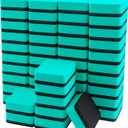 Mini Dry Erase Erasers, IHPUKIDI 48 Pack Magnetic Whiteboard Dry Erasers Chalkboard Cleaner Wiper for Kids and Classroom Teacher Supplies, Home and Office (2 x 2 Inch) Green