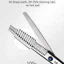 Hair Thinning Scissors ULG Professional Barbers Texturizing Teeth Shears for Hairdressing, Salon and Home Use Thinning Shears for Hair Cutting, Made of Japanese Stainless Steel, 6.5 inch