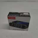 Timex Alarm Clock with Wireless Charger for iPhone, Android, and AirPods - Black (TW14B)