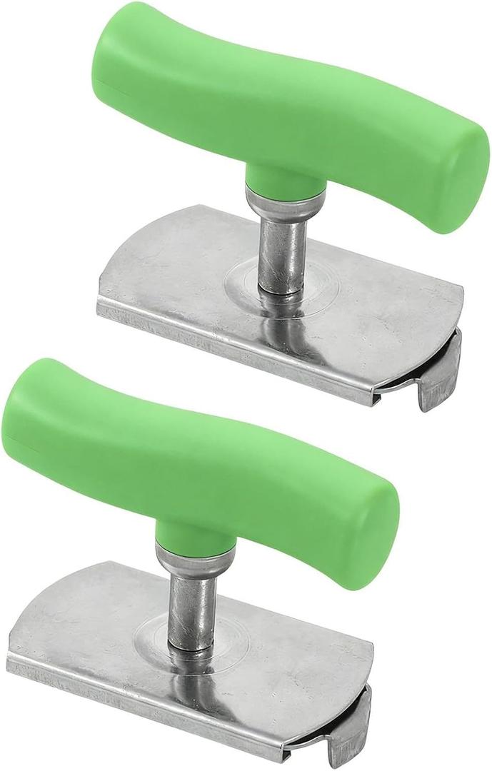 Cap Crack Opener, Adjustable Stainless Steel Twist Lid Opener, Mutil Lid Opener, Non-slip Ergonomic Grip Bottle Opener for Weak Hands