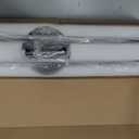 40In Hardwired Modern Wall Sconce for Bathroom Black Vanity Light Fixture 3000K Bathroom Sconce 360 Rotate Warm Light for Bedroom Living Room