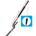 Hedge Trimmer Attachment fits for ego's Extension Pole Saw PSA1000 Powerhead, Trimmer Head PH1400 and Lithium-ion Multi Head System Replace NO. HTA2000 (Black)