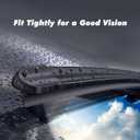 2 x Rear Windshield wiper 14" Original Replacement for Jeep Cherokee 2022-2014 Hyundai Santa Fe 2012-2007 Tucson 2021-2016 Mazda CX-7 2012-2007 CX-9 2022-2007 Toyota CHR 2022-2018 windscreen wiper LU14A