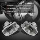 cciyu Front Left & Right Brake Calipers Assembly w/Bracket 18B4778 18B4779 2001-2007 For Ford For Escape,2001-2006 For Mazda For Tribute,2005-2006 For Mercury For Mariner