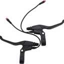 E-Bike Brake Lever, Brake Grips for Electric Bike or E Scooter,Ebike Accessories Cut Off Power When Brakes Ebike Parts (2PIN Waterproof Connector 20cm)