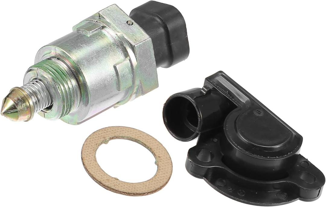 ACROPIX 1 Set 25527077 Throttle Position Sensor TPS and Fuel Injection Idle Air Control Valve Kit for Chevrolet Astro Blazer S10 Blazer 1991-1994 Car Parts