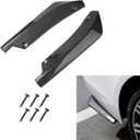 Jsorum 2Pcs Rear Bumper Diffuser Spoilers for Cars, Rear Bumper Canard Diffuser Splitter Protector, Universal Rear Bumper Lip Splitter Diffuser Spoiler Kit Exterior Decorations for Car (Carbon Fibre)