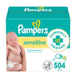 Pampers Sensitive Wipes - 504 Count
