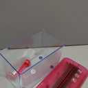 JIKIOU Mini Hand Shredder Portable Paper Shredder Manual Shredder Documents Paper Cutting Tool Home Office Desktop Stationery Red